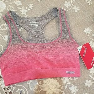 Missaloe sports bra size medium